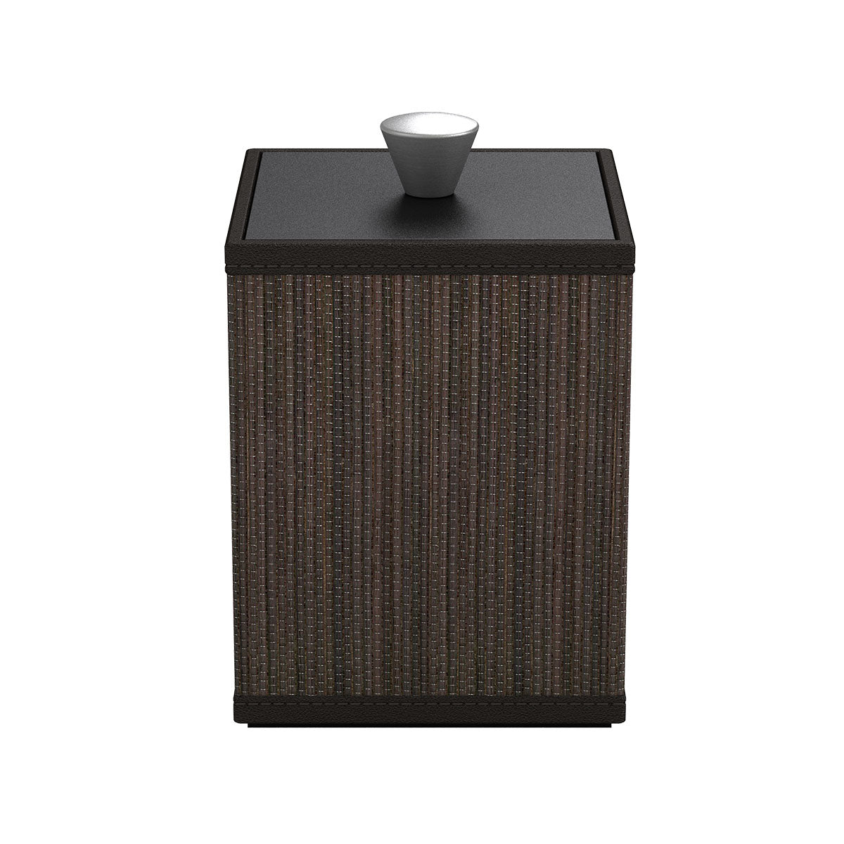 Cube Canister w/ Aluminum Knob - Classic Mendong - Signature Collection
