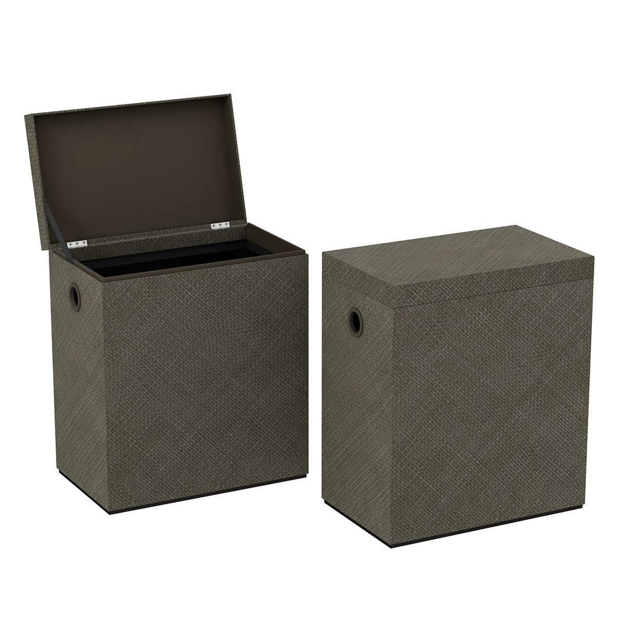 Rectangle Hamper w/ Hinged Lid - Pandan - Signature Collection