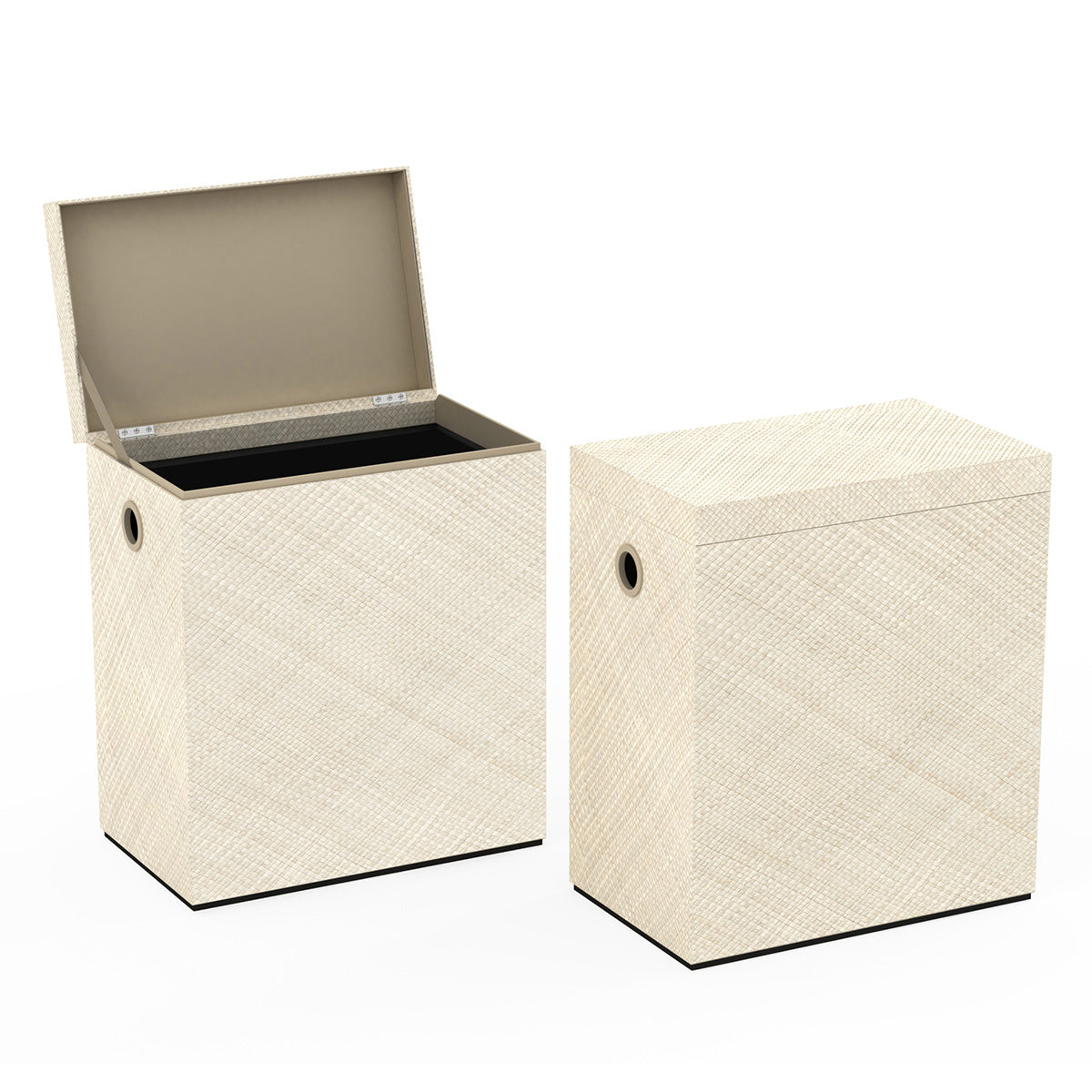 Rectangle Hamper w/ Hinged Lid - Pandan - Signature Collection