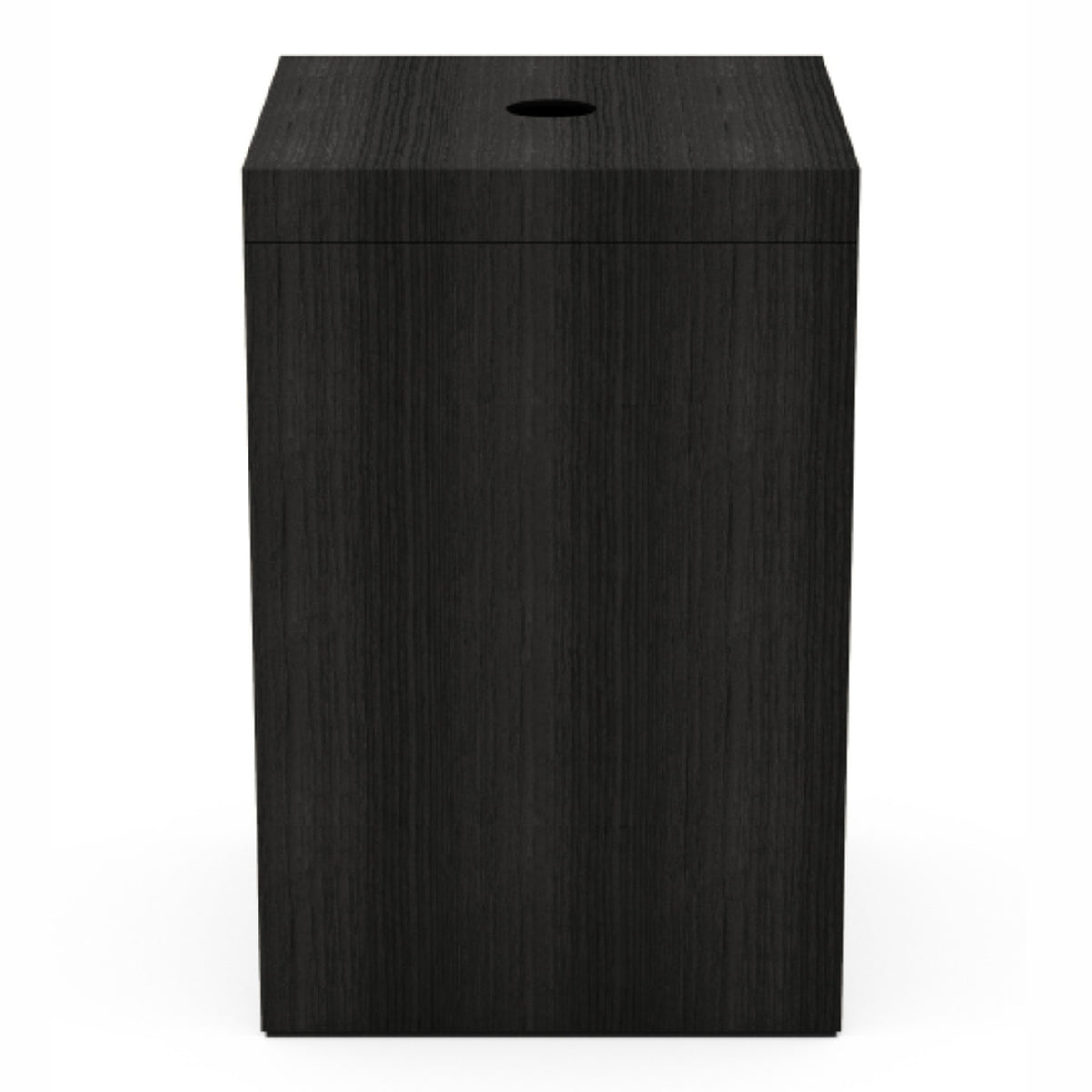 Square Hamper w/ Finger Hole - Heritage Wood - Signature Collection