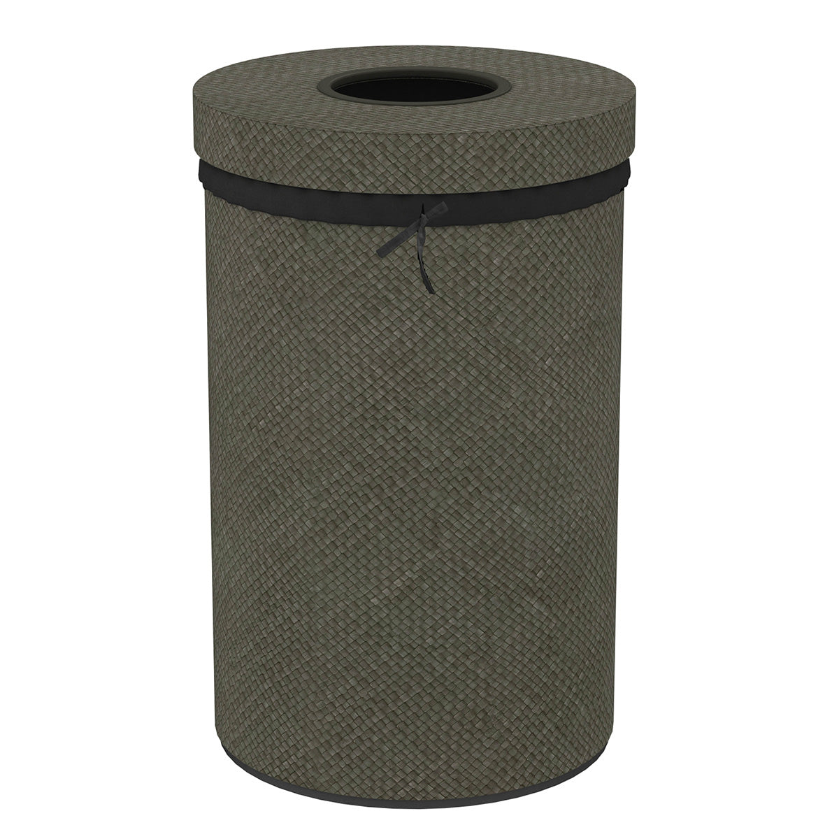 Large Cylinder Hamper w/ 6" Hole and Liner - Pandan - Signature Collection