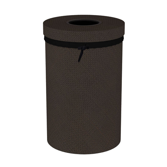 Large Cylinder Hamper w/ 6-Inch Hole and Liner - Pandan - Quick Ship