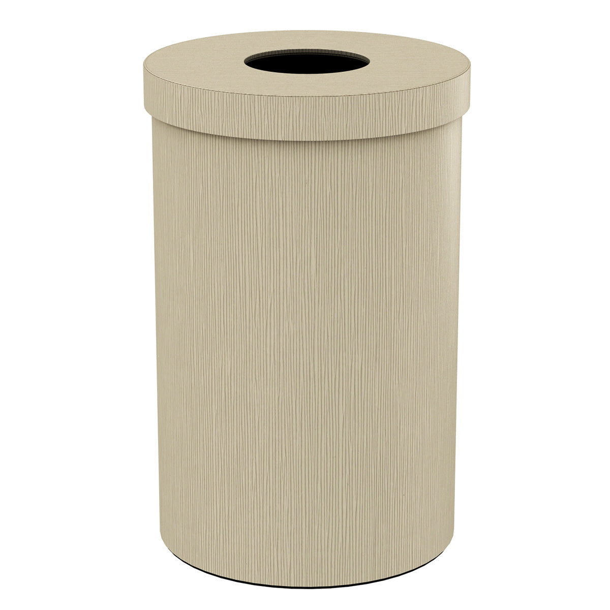 Large Hamper w/ 6" Hole - Wave Texture Leather Match - Signature Collection