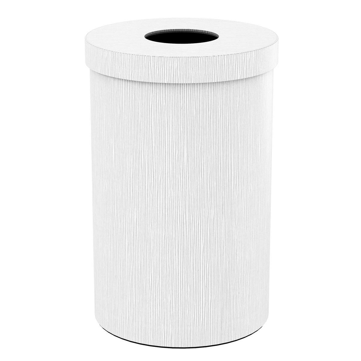 Large Hamper w/ 6" Hole - Wave Texture Leather Match - Signature Collection