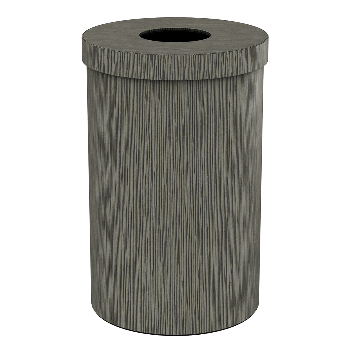 Large Hamper w/ 6" Hole - Wave Texture Leather Match - Signature Collection