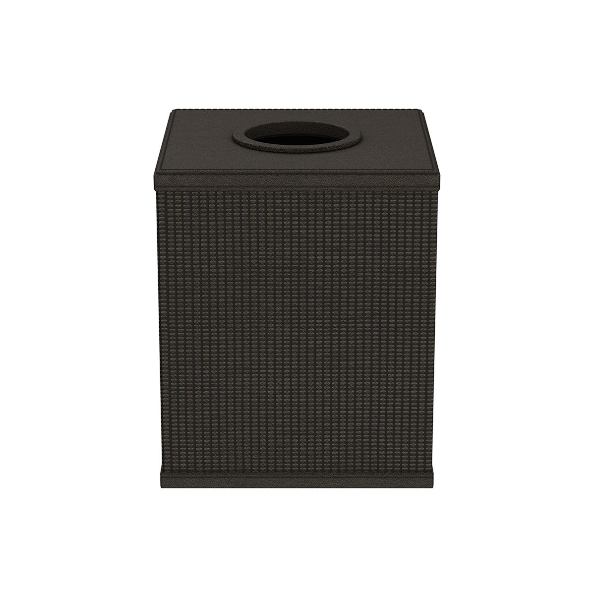 Tissue Box Cover - Classic Weave Leather Match - Signature Collection