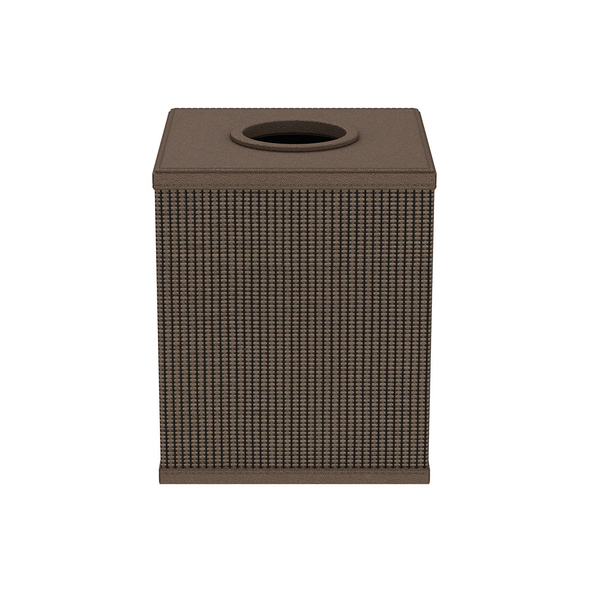 Tissue Box Cover - Classic Weave Leather Match - Signature Collection