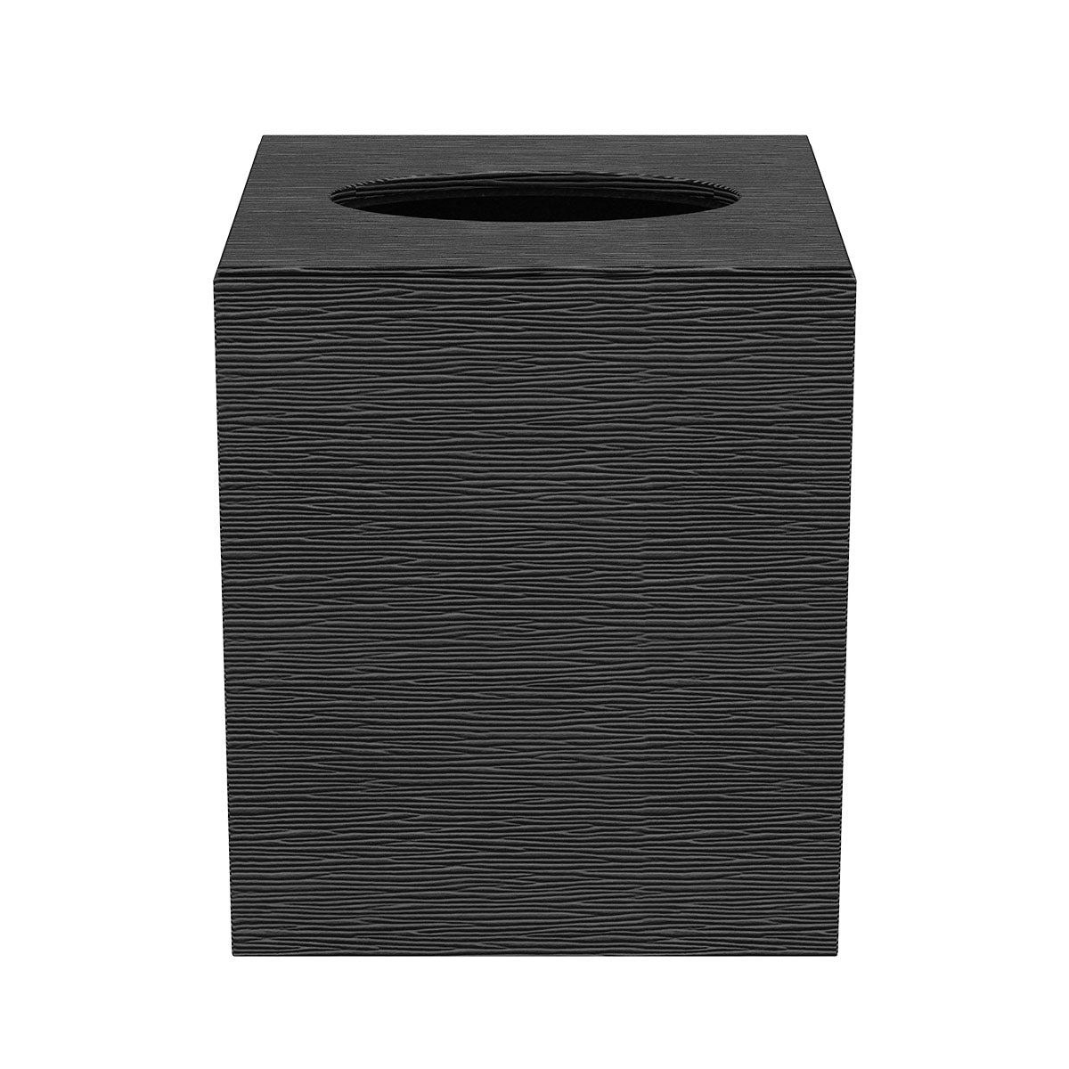 Tissue Box Cover - Wave Textured Leather Match - Quick Ship