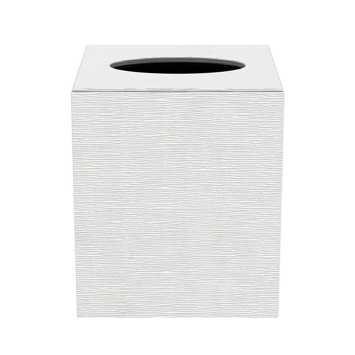 Tissue Box Cover - Wave Textured Leather Match - Quick Ship