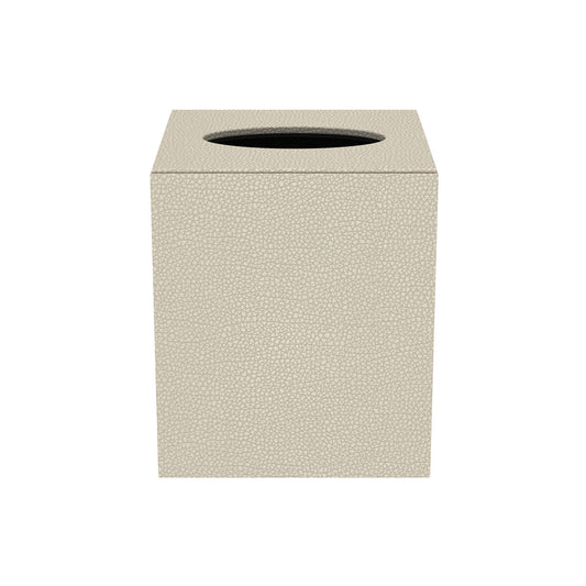 Tissue Box Cover - Faux Shagreen Leather Match - Signature Collection