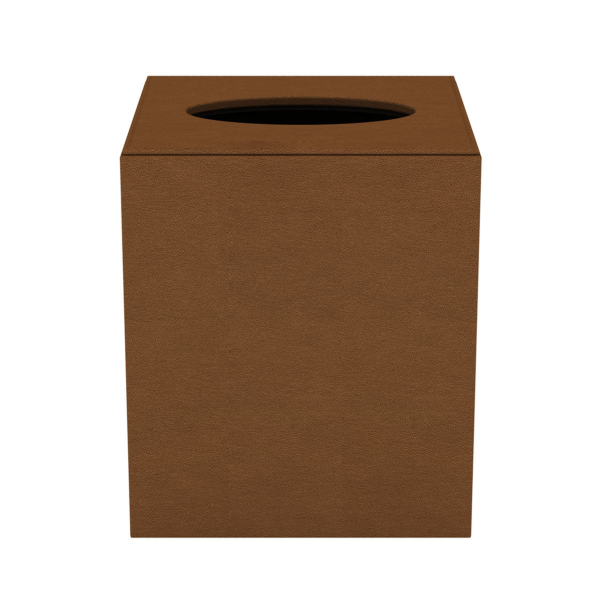 Tissue Box Cover - Smooth Leather Match - Quick Ship