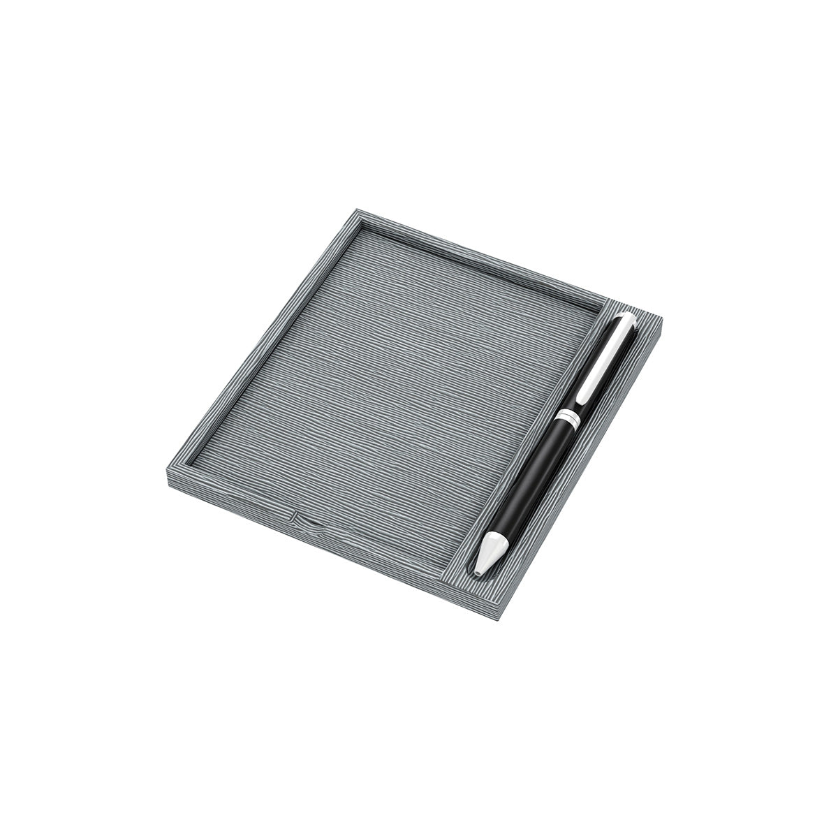 Notepad Holder - Wave Texture Leather Match - Signature Collection