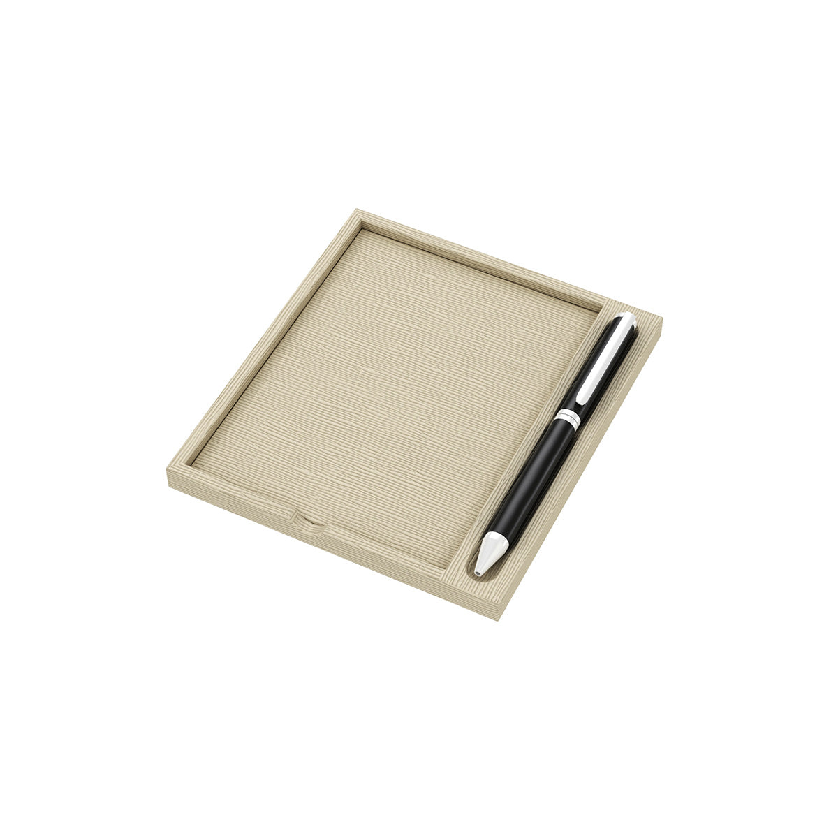 Notepad Holder - Wave Texture Leather Match - Signature Collection