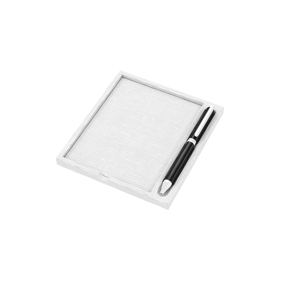 Notepad Holder - Wave Texture Leather Match - Signature Collection