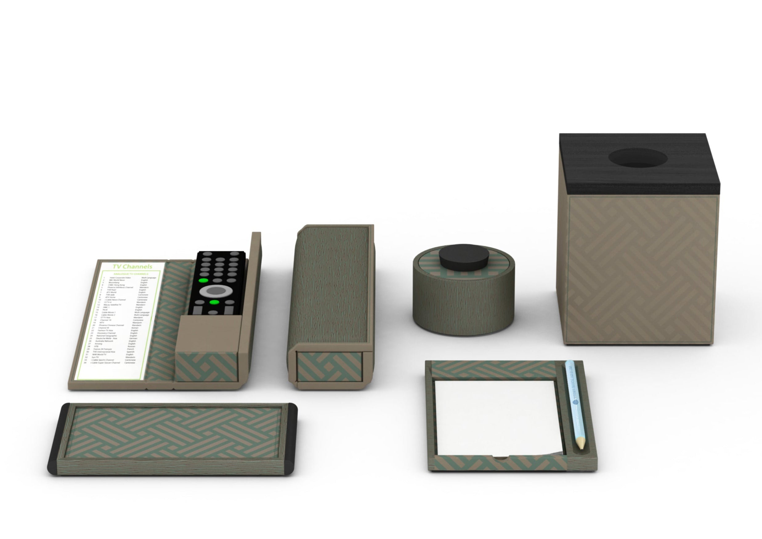 Guestroom:  Bedside Accessories