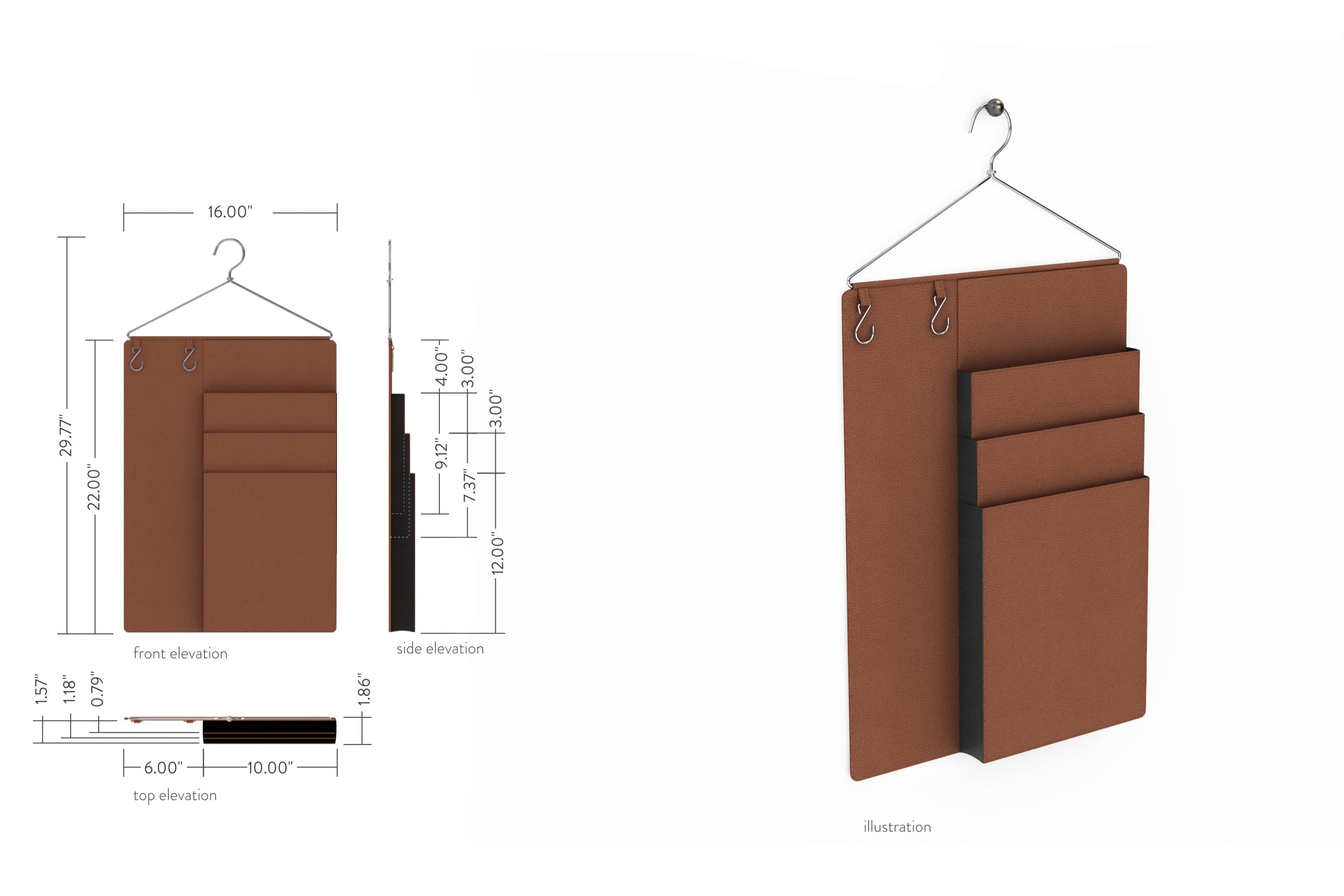 Guest Room Accessories:  Closet Organizer