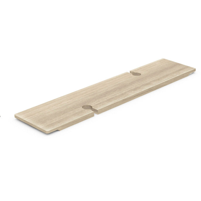 Plank Bath Caddy for Wine Glasses