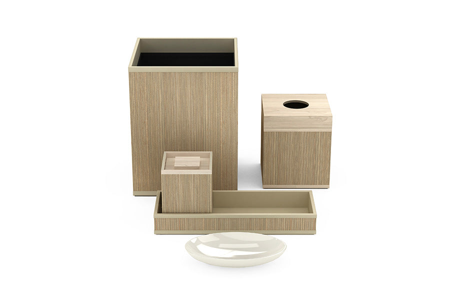 Natural Mendong w/ Wood Trim